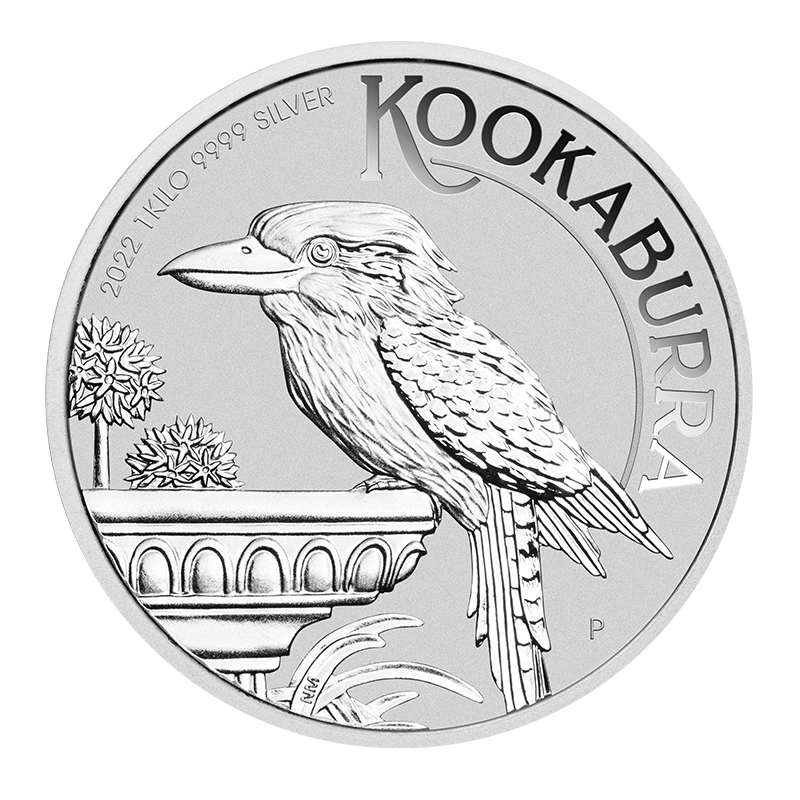 1 Kilo Australian Kookaburra Silver Bullion Coin (2022) 1