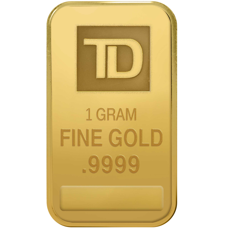 1 gram TD Diwali Gold Bar (2022) 1