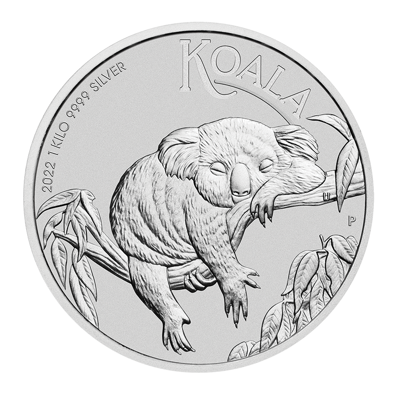 1 kg Australian Silver Koala Coin (2022) 1