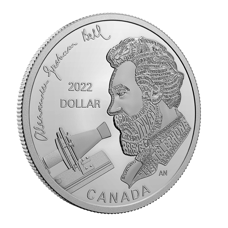 3/4 oz Alexander Graham Bell Silver Coin- Renaissance Man 2