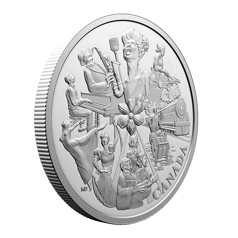 1 oz Commemorating Black History: Hogan's Alley Silver Coin (2025) 3