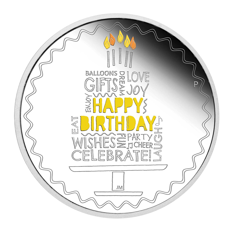 1 oz Happy Birthday Silver Proof Coin (2022) 1