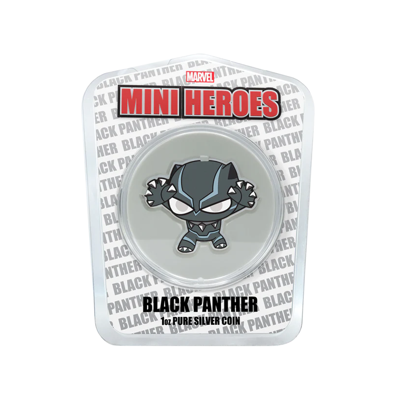 1 oz Marvel Mini-Hero Black Panther Coin (2021) 5
