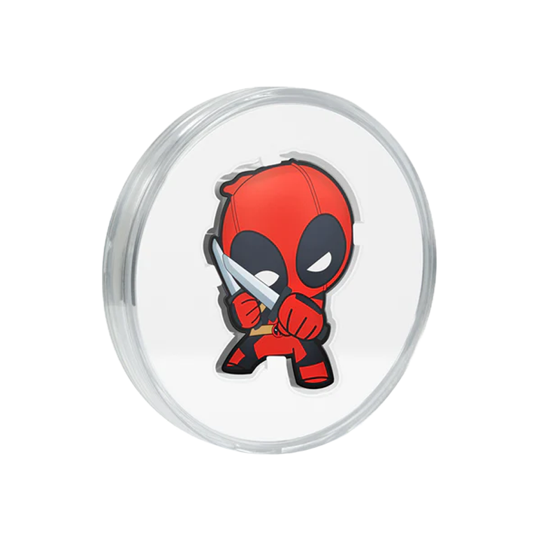 1 oz Marvel Mini-Hero Deadpool Coin (2021) 3