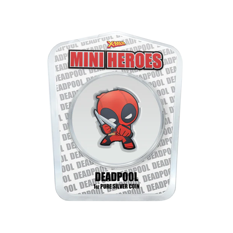 1 oz Marvel Mini-Hero Deadpool Coin (2021) 5