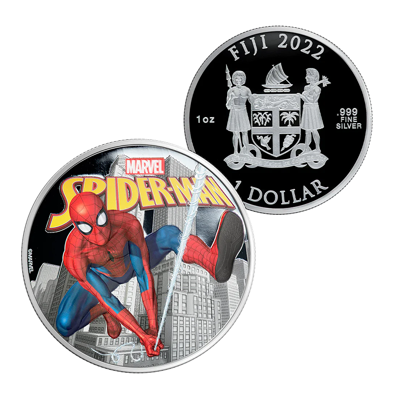 1 oz Silver Spider-Man Coin (2022) 3