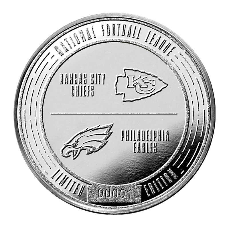 1 oz Super Bowl Silver Flip Coin (2023) 1