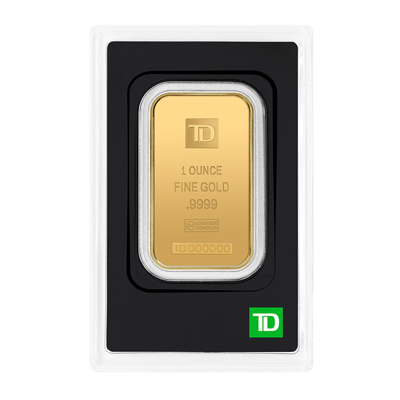 1 oz. TD Gold Bar - Secure Storage 4