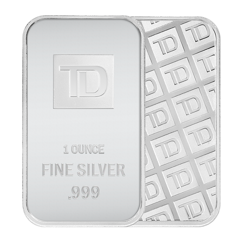 1 oz. TD Silver Bar - Secure Storage 3