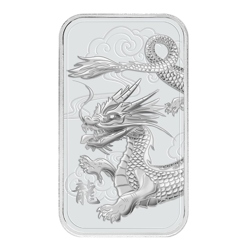 Lingot d’argent TD de 1 oz – Dragon 1