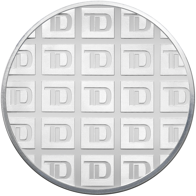 1 oz. TD Silver Round - Secure Storage 3