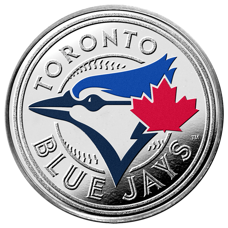 1 oz Toronto Blue Jays Silver Colorized Round | TD Precious Metals