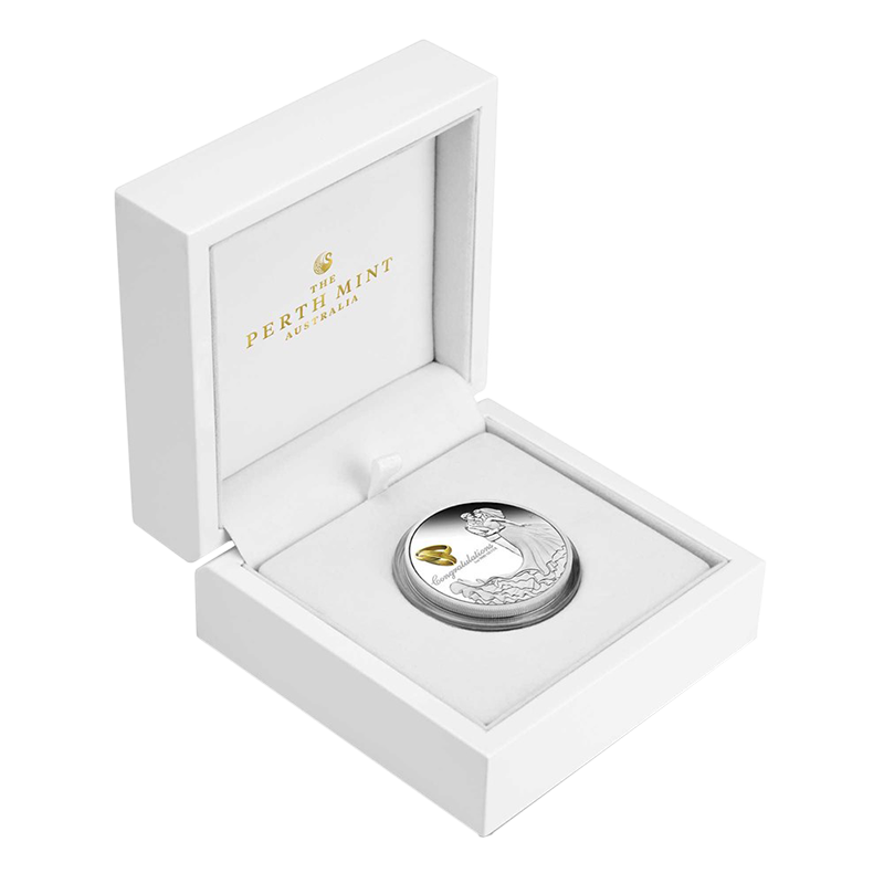 1 oz Wedding Silver Proof Coin (2022) 3