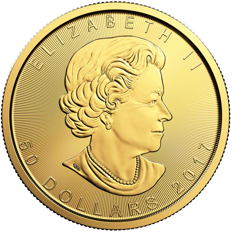 Circulated 1 oz Gold Maple Leaf Coin (Random Year) 2