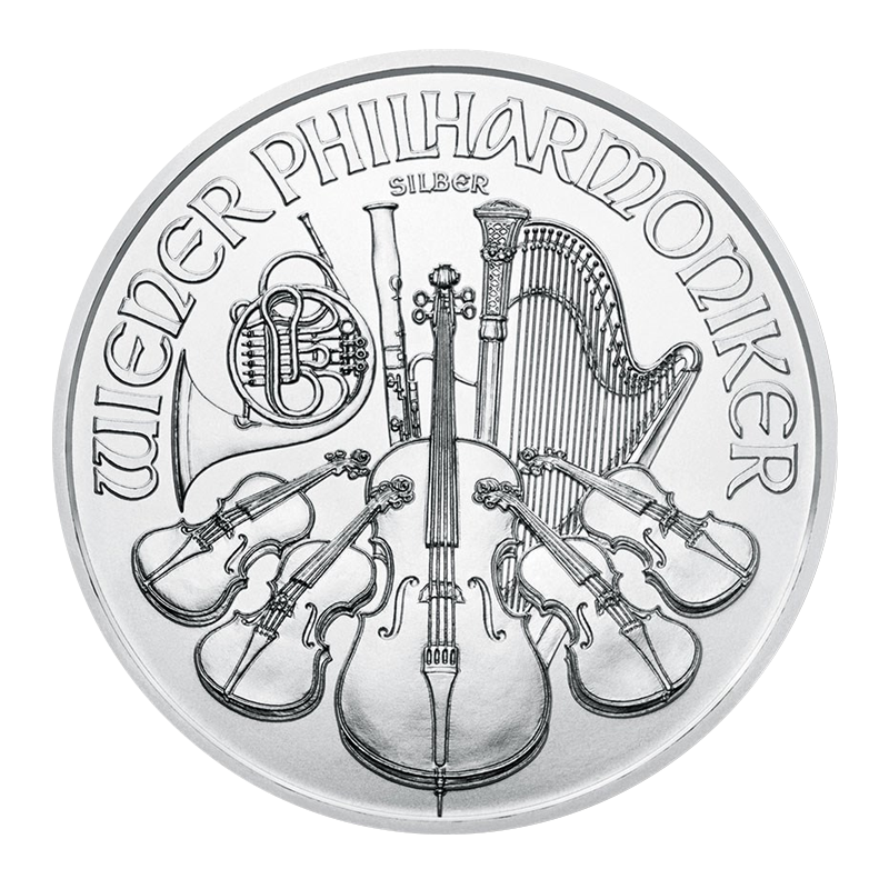 1 oz. Silver Austrian Philharmonic (2022) 1