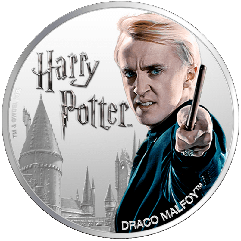 1 oz Silver Draco Malfoy Coin (2020)