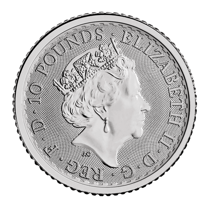 1/10 oz Platinum Britannia Coin (2022) 2