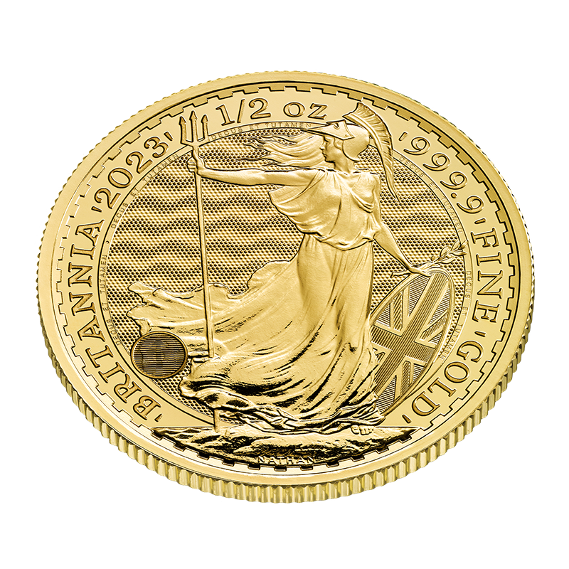 1/2 oz. Gold Britannia Coin (2023) 3