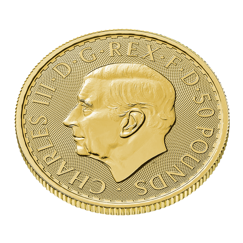 1/2 oz. Gold Britannia King Charles Effigy Coin (2023) 3