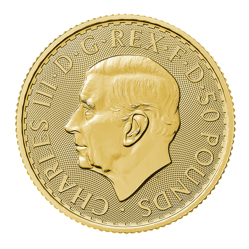 1/2 oz. Gold Britannia King Charles Effigy Coin (2023) 1
