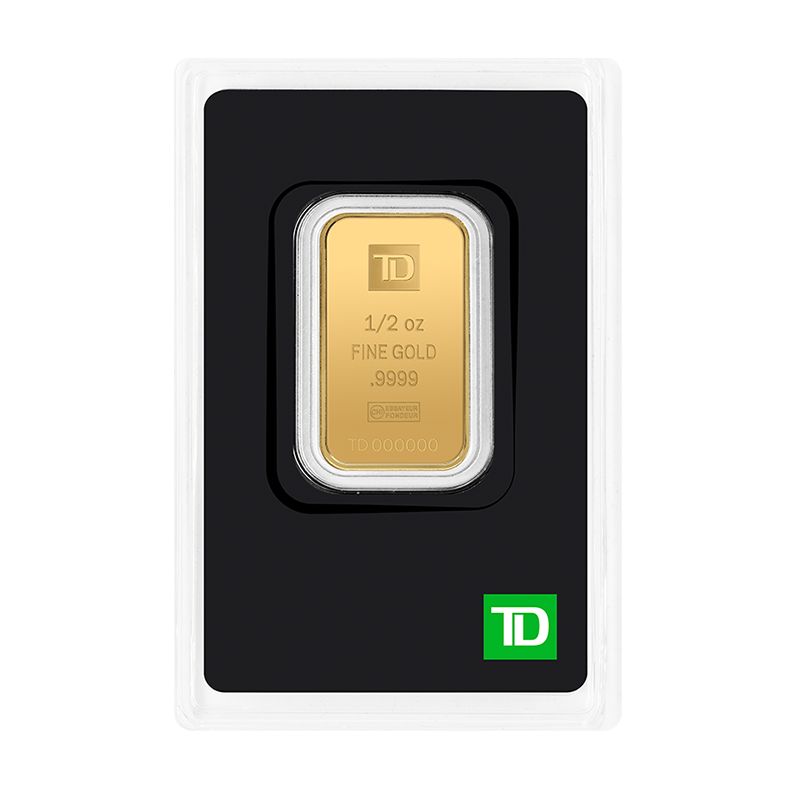 1/2 oz TD Gold Bar - Secure Storage 4