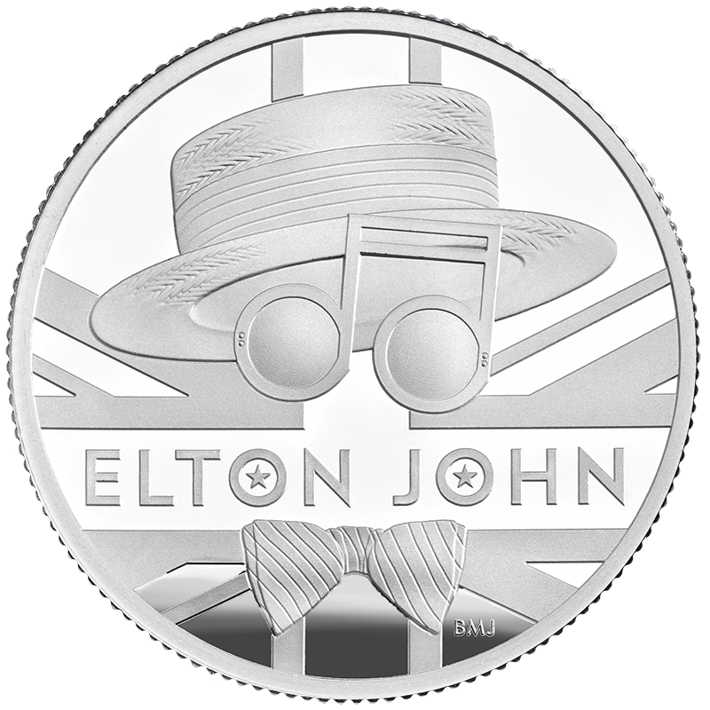 1/2 oz Elton John Silver Proof Coin (2020) 1