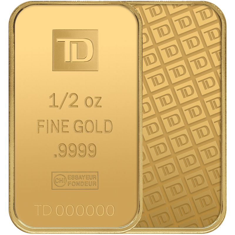 1/2 oz TD Gold Bar 3