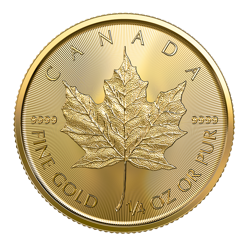 1/4 oz Gold Maple Leaf Coin (2023) 1