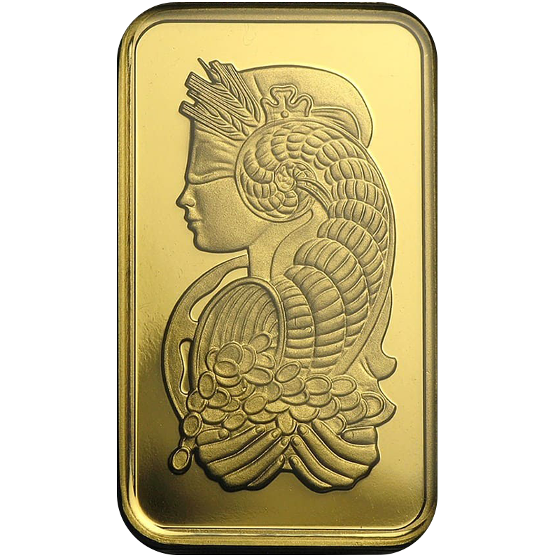 10 gram Gold Bar PAMP Suisse Lady Fortuna (w/Assay) 2