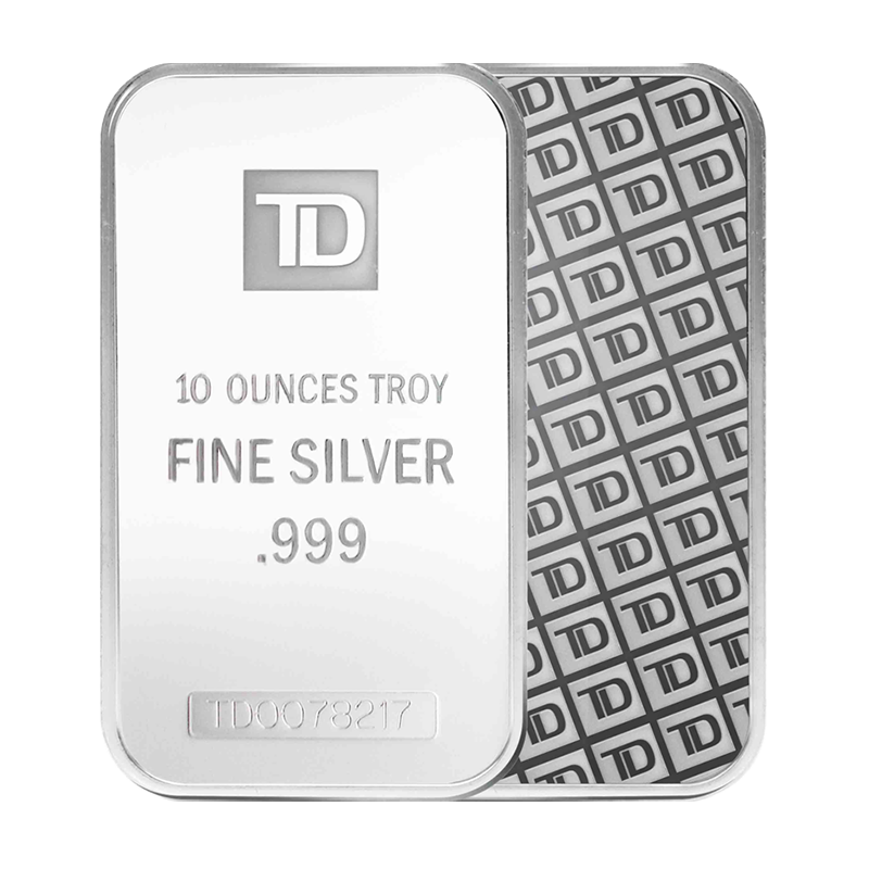 10 oz. TD Silver Bar - Secure Storage 3