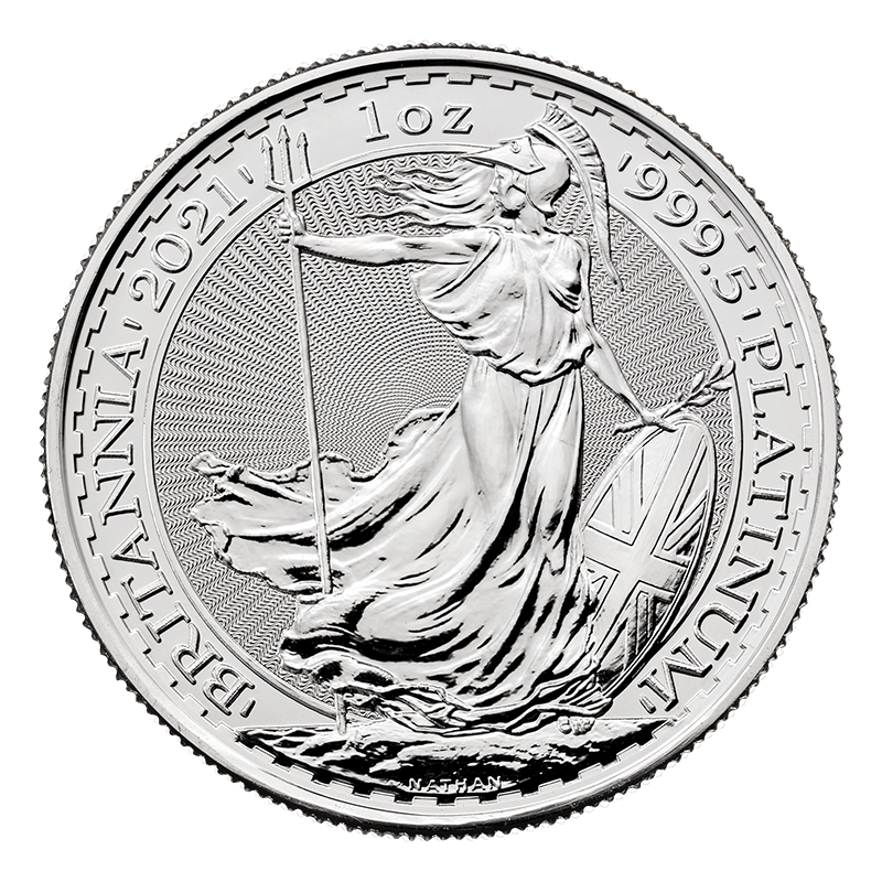 1 oz Platinum Britannia Coin (2021) 1