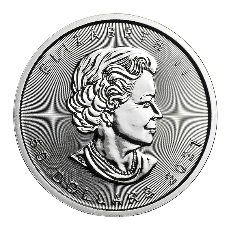 1 oz Platinum Maple Leaf Coin (2021) 2