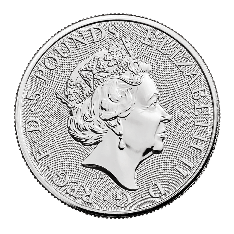 2 oz Tudor Beasts Lion of England Silver Coin 2