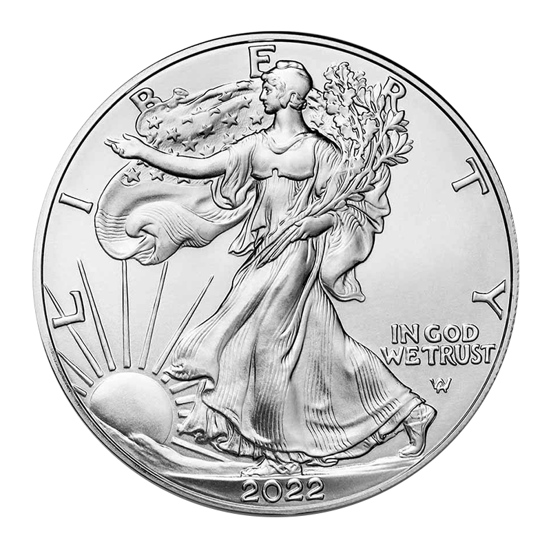 1 oz Silver American Eagle Coin (2022) 2