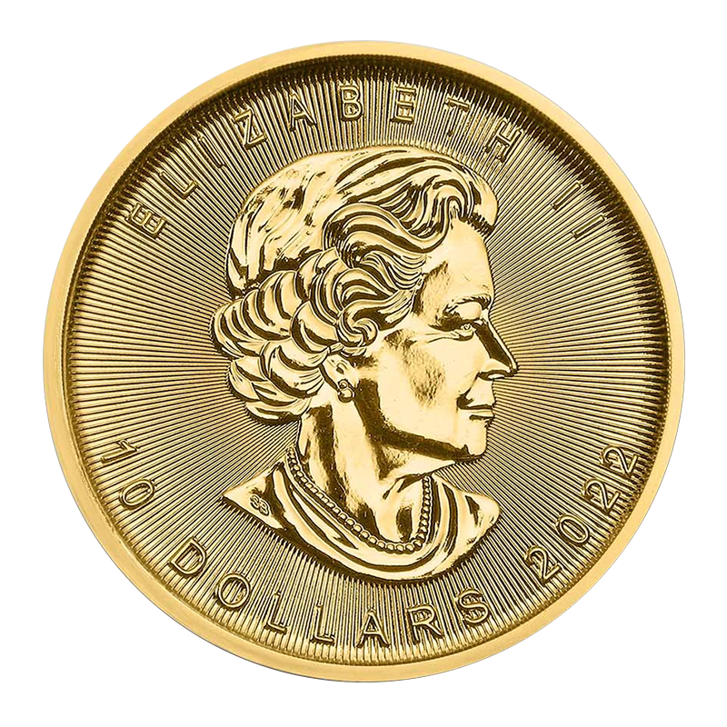 1/4 oz Gold Maple Leaf Coin (2022) 2