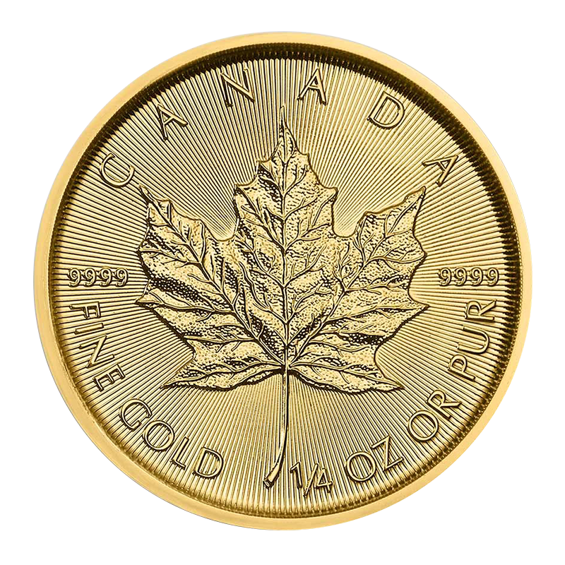 1/4 oz Gold Maple Leaf Coin (2022) 1