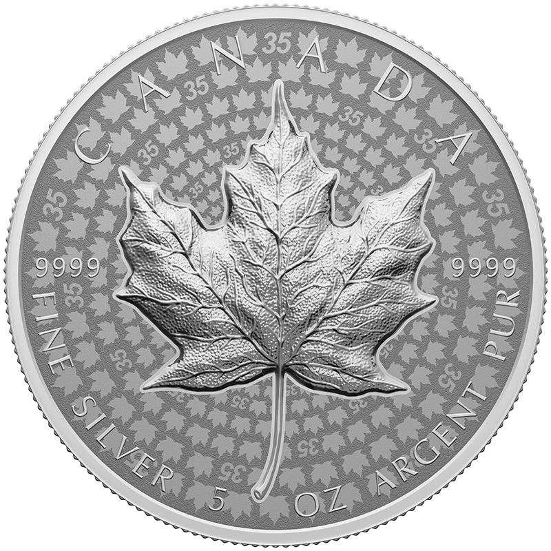 2023 $50 Fine Silver Coin Ultra-High Relief 5-OZ. SML 1