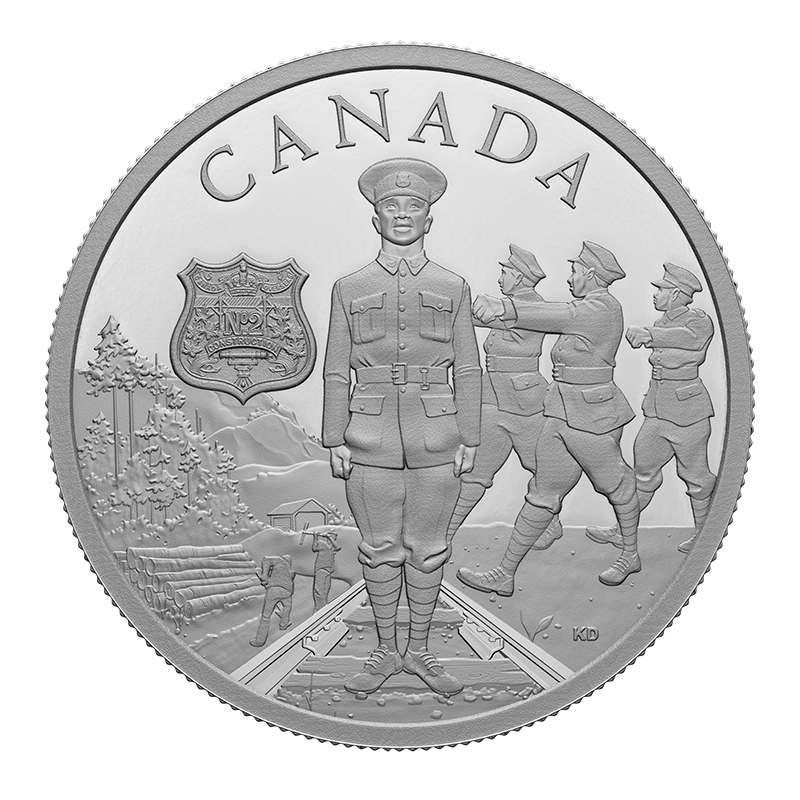 2023 Fine Silver Coin - Commemorating Black History: No. 2 Construction Battalion 1