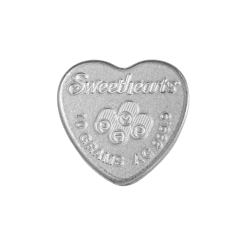 2023 Sweethearts ® Pure Silver Hearts Set 5