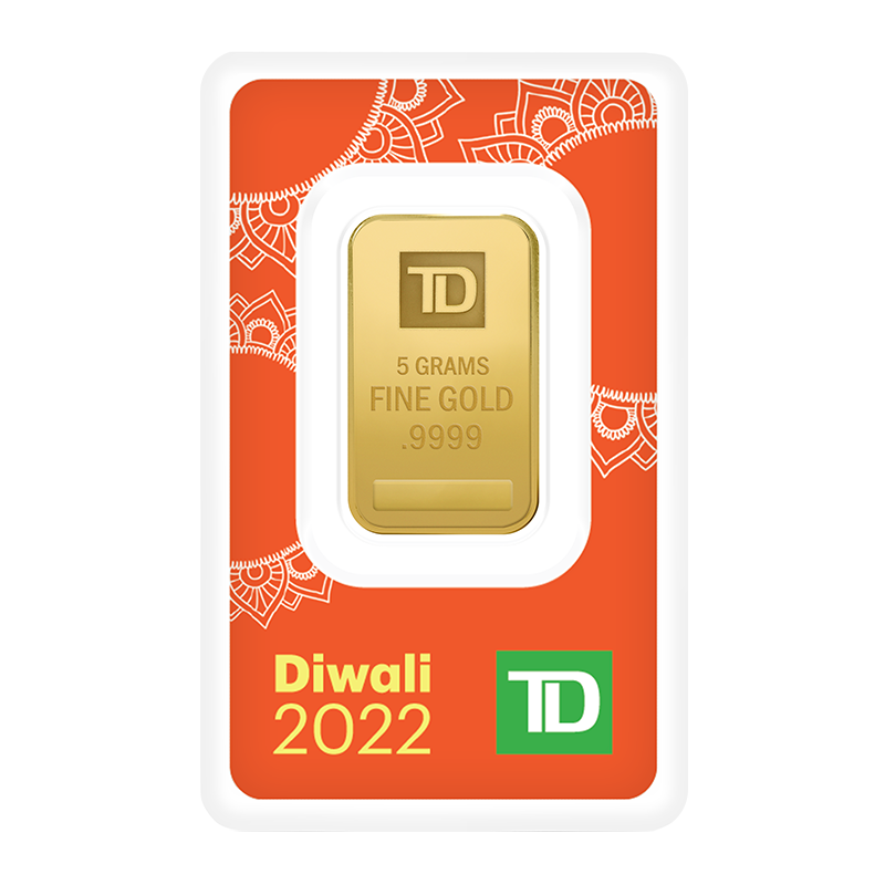 5 gram TD Diwali Gold Bar (2022) 4
