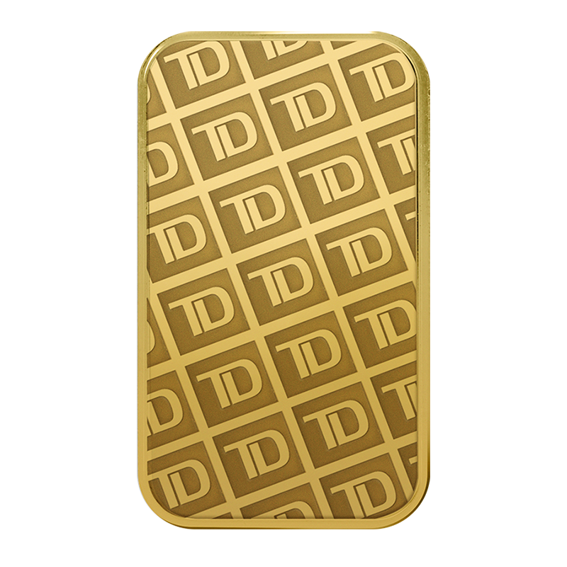 5 gram TD Gold Bar - Secure Storage 2