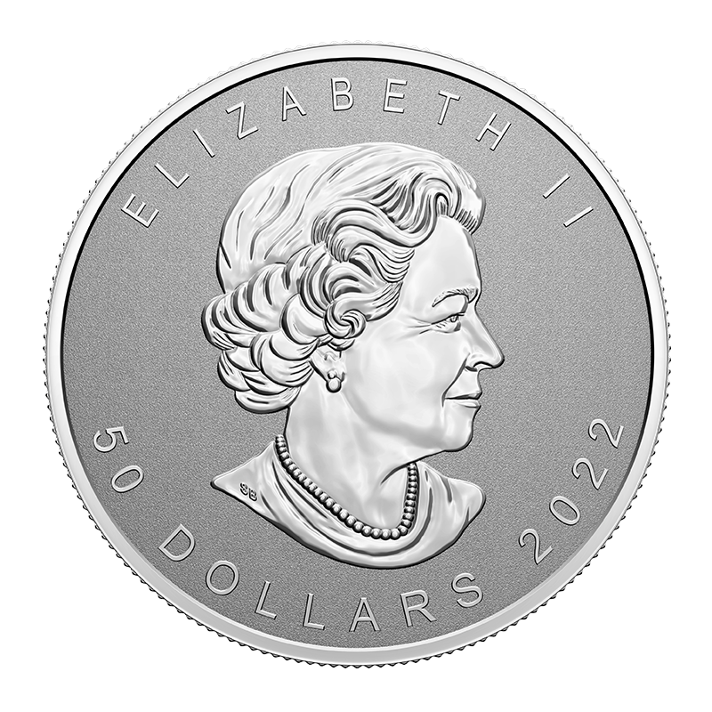 5 oz. Fine Silver Coin - Ultra-High Relief Silver Maple Leaf 2