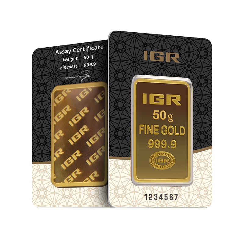 50 gram Istanbul Gold Refinery Gold Bar (w/Assay) 2