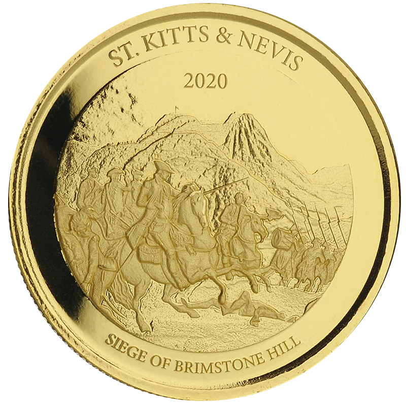 EC8 St.Kitts & Nevis 1 oz Gold Coin (2020) 1