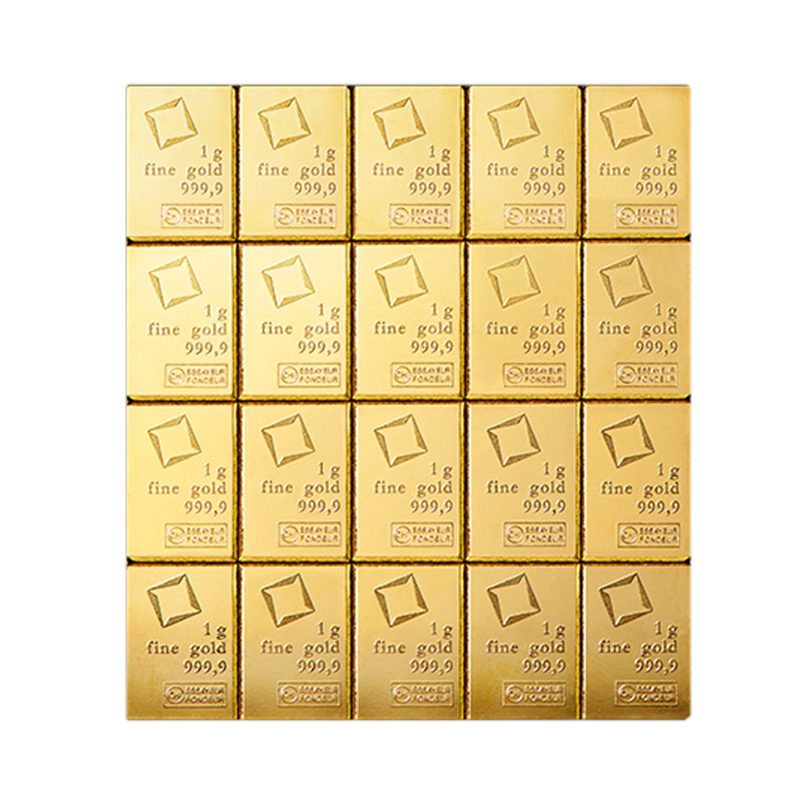 20 gram Gold Valcambi CombiBar 4