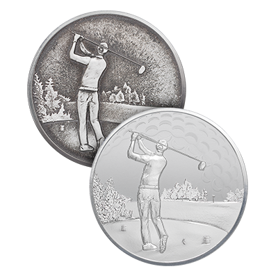 Buy the TD Silver Golfer’s Round and Ball Marker